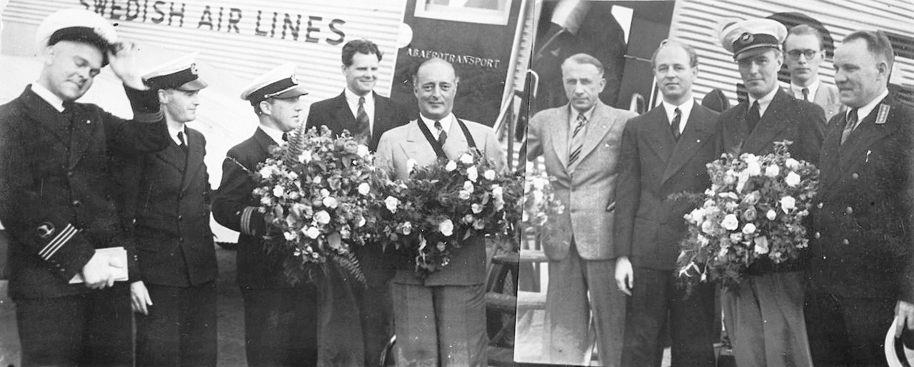 Россия - Швеция 90 лет полетам